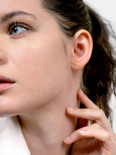 Load image into Gallery viewer, CZ Hoop Earrings - Cassie