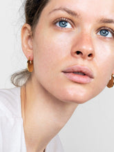 Load image into Gallery viewer, Enamel Earrings - Hana Marble Blue