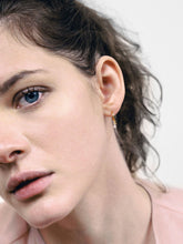 Load image into Gallery viewer, Linear Drop Earrings - Isabella Solo White