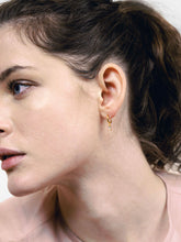 Load image into Gallery viewer, Linear Drop Earrings - Isabella Solo White