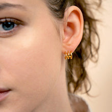 Load image into Gallery viewer, Triple Hoop Earrings - Roxy