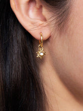 Load image into Gallery viewer, Moonstone Huggie Hoops - Riviera