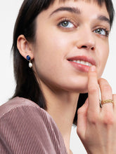 Load image into Gallery viewer, Pearl Drop Earrings - Azul