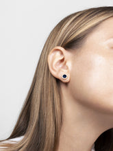 Load image into Gallery viewer, Lacquer Studs - Polka Navy