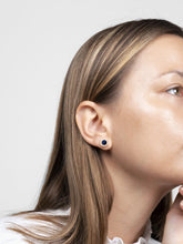 Load image into Gallery viewer, Lacquer Studs - Polka Navy