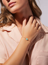 Load image into Gallery viewer, Oval Stone Bracelet - Mali Blue