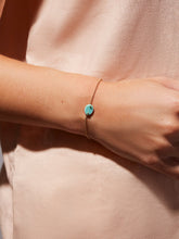 Load image into Gallery viewer, Oval Stone Bracelet - Mali Blue