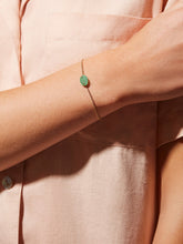 Load image into Gallery viewer, Oval Stone Bracelet - Mali Green