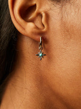 Load image into Gallery viewer, Turquoise Hoop Earrings - Tiffany