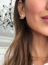 Load image into Gallery viewer, Gold Jacket Earrings - Love