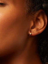 Load image into Gallery viewer, Sun Huggie Hoops - Elios