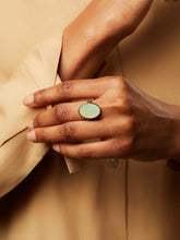 Load image into Gallery viewer, Oval Stone Ring - Mara Amazonite