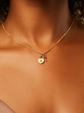Load image into Gallery viewer, Heart Lock Necklace - Joy