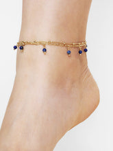 Load image into Gallery viewer, Lapis Lazuli Chain - Michelle Anklet