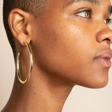 Load image into Gallery viewer, Hoop Earrings - Tia Large Gold
