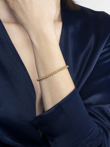 Gold Bead Bracelet - Roma
