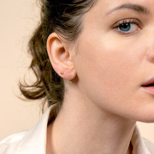 Ball Hoop Earrings - Claire