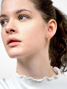 Braided Hoop Earrings - Poppy