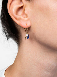 Charm Hoop Earrings - Erica