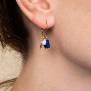 Charm Hoop Earrings - Erica
