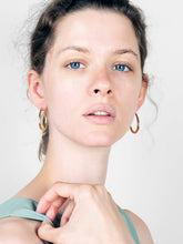 Load image into Gallery viewer, Gold Hoop Earrings - Cuidado
