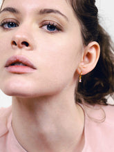 Load image into Gallery viewer, Linear Drop Earrings - Isabella Solo Pink
