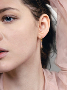 Linear Drop Earrings - Isabella Trio Pastel