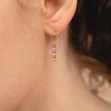 Load image into Gallery viewer, Linear Drop Earrings - Isabella Trio Pastel
