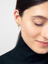 Load image into Gallery viewer, Pearl Huggie Hoops - Frida
