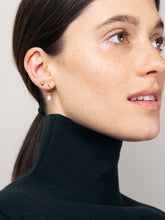 Load image into Gallery viewer, Pearl Huggie Hoops - Frida
