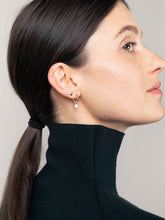 Load image into Gallery viewer, Pearl Huggie Hoops - Frida
