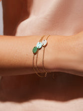 Load image into Gallery viewer, Oval Stone Bracelet - Mali Blue
