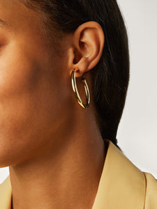 Hoop Earrings - Tia Medium Gold