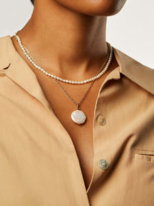 Fresh Water Pearl Necklace - Mist Set