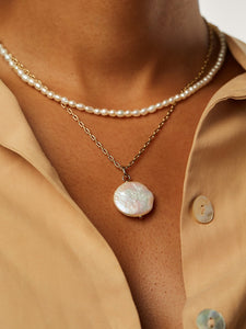 Fresh Water Pearl Necklace - Mist Set