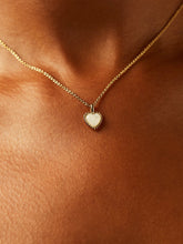 Load image into Gallery viewer, Moonstone Necklace - Heart Moonstone
