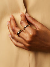 Load image into Gallery viewer, Gold Band Ring - Everly Wide
