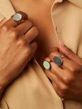 Load image into Gallery viewer, Oval Stone Ring - Mara Amazonite
