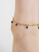 Load image into Gallery viewer, Lapis Lazuli Chain - Michelle Anklet
