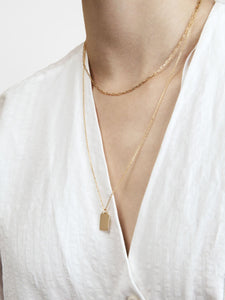Dog Tag Necklace Set - Ivy