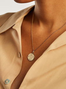 Astro Coin Necklace - Sun
