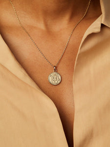 Astro Coin Necklace - Sun