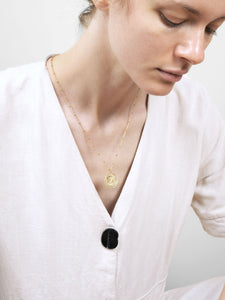 Flower Coin Necklace - Plato