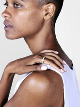Load image into Gallery viewer, Gold Lacquer Ring - Mecca Off White
