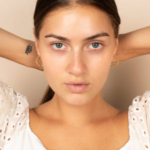 Chain Hoop Earrings - Rue