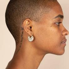 Load image into Gallery viewer, Enamel Earrings - Hana Marble Pink
