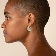 Load image into Gallery viewer, Enamel Earrings - Hana Marble Pink
