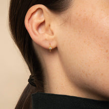 Load image into Gallery viewer, Sun Huggie Hoops - Elios
