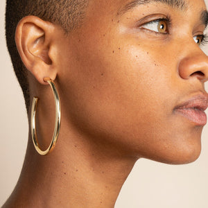 Hoop Earrings - Tia Large Gold