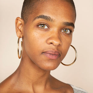 Hoop Earrings - Tia Large Gold